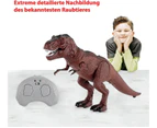 Remote-controlled dinosaur Tyrannosaurus for children with sound and walking function, complete set including remote control