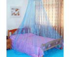 Elegant Lace Insect Bed Canopy Netting Curtain Round Dome Mosquito Net Bedding-Pink