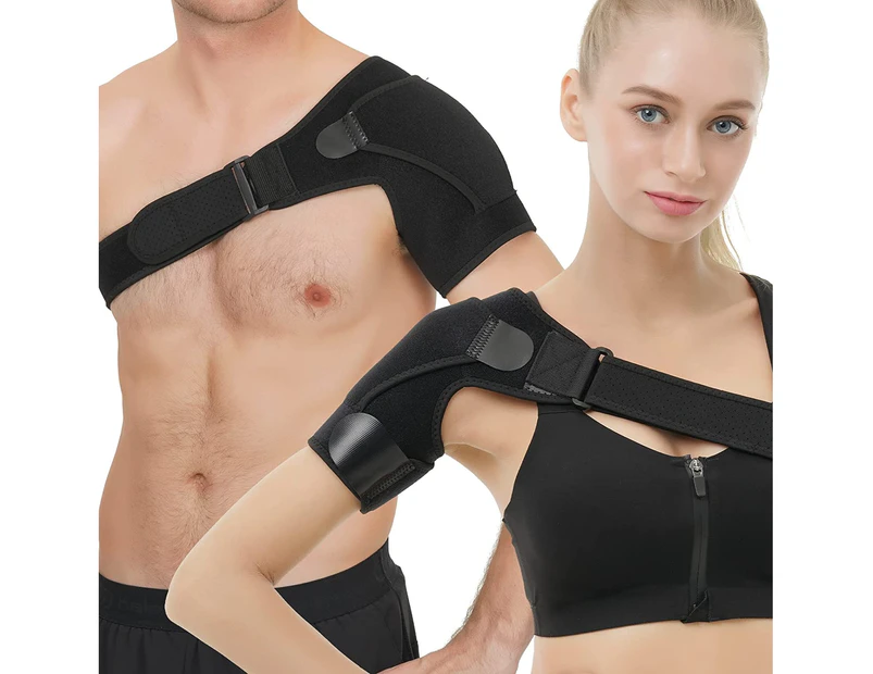 Shoulder Brace for Women and Men , Pain Relief Support Compression Torn Joint Tendonitis Bursitis Stability Strap