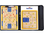 Basketball Coaching Board Coaches Clipboard Tactical Magnetic Board Kit with Dry Erase, Marker Pen and Zipper Bag