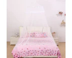 Lace Flower Dome Princess Bed Curtain Canopy Kids Room Mosquito Fly Insect Net-White
