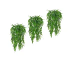 Artificial Hanging Plants,Plastic Artificial Green Plants