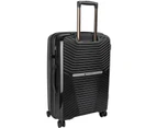 Olympus 3PC Astra Luggage Set Hard Shell Suitcase - Obsidian Black