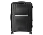 Olympus 3PC Astra Luggage Set Hard Shell Suitcase - Obsidian Black