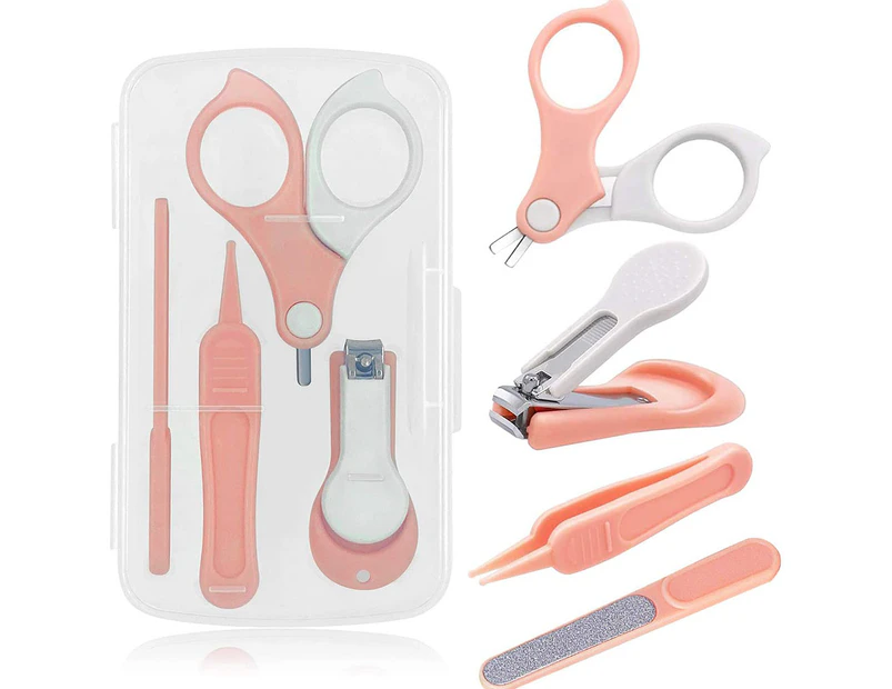 Baby Nail Kit,4-in-1 Baby Nail Care Set with Cute Case