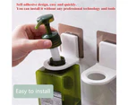 Shower Gel Bottle Rack Hook Bracket Bathroom Wall Magic Paste Shampoo Suction Wall Type Seamless Hook 3 Pack
