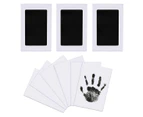 3 pcs Baby Imprint Set Baby Handprint and Footprint Clean Touch Ink Pad Baby Handprint Baby skin does not touch paint for baby shower family gift