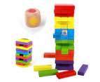 Lewo Classic Building Blocks Stacking Games for Kids Family Fun Games Child Game 48 Pieces
