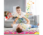 Toy Piano Mat Dance Mat Piano Keyboard Piano Mat, Music Mats Touch Musical Carpet for Baby Toddler Boys and Girls Gift 100*36 cm