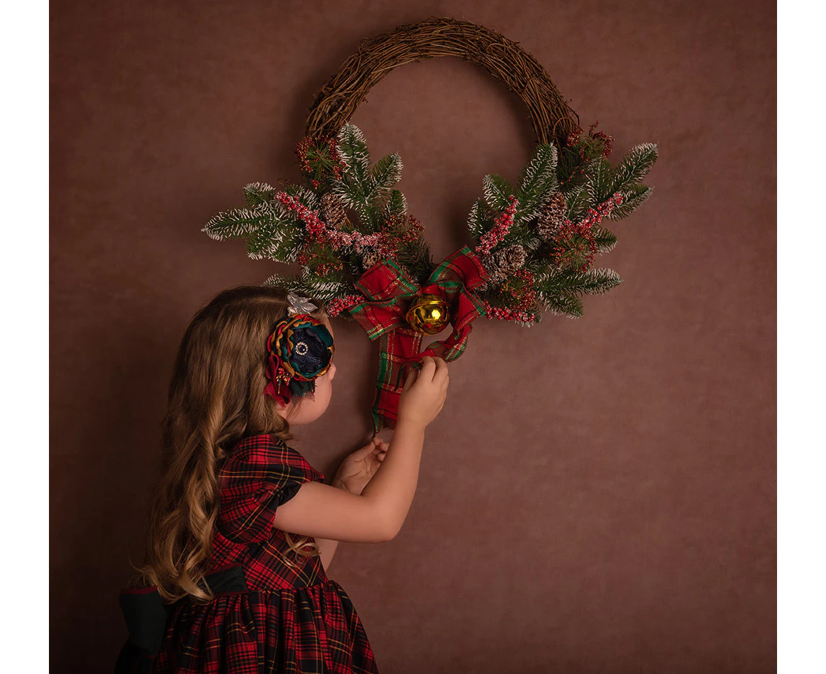 50cm Berry & Bell Decorated Wreath