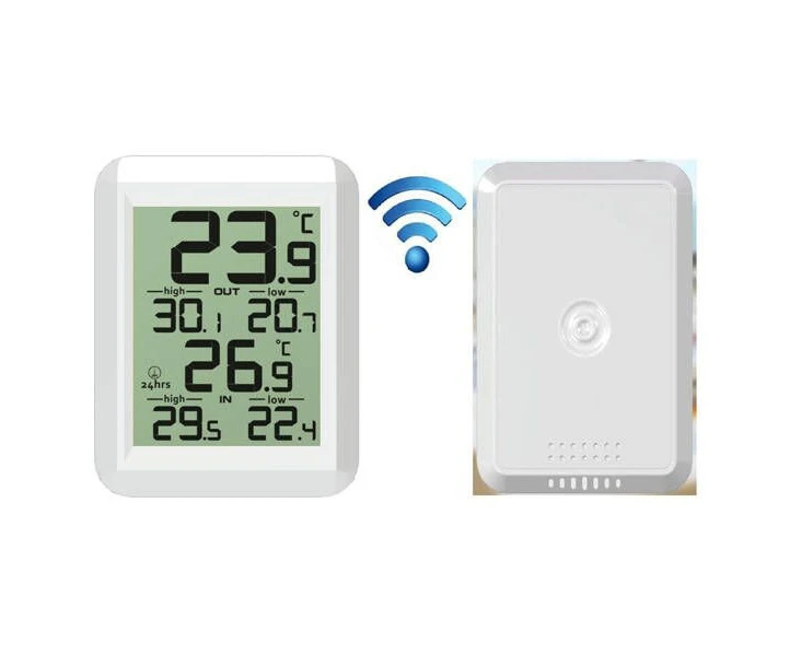 Wireless  In & Out LCD Thermometer Free Shipping