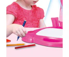 Kids Intelligent Projection Light Music Educational Painting Drawing Board Toy 1#