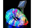 32M Solar Rope Light 300 Copper Fairy String Tube TREE TENT CAMP Party Christmas Halloween Holiday Decoration Lighting(Multi Color)
