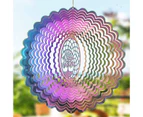 Wind Spinners-Hanging Wind Spinner Outdoor Metal Spinners for Yard Garden Backyard