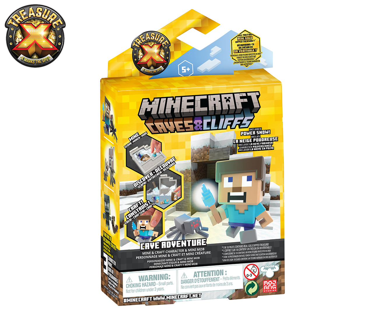 Treasure X, Minecraft Caves & Cliffs Ender Dragon, 20 Levels of Adventure,  Boys, Ages 5+