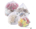 4 Pieces Laundry Bag Washing Machine With Cord Stopper Laundry Bag
