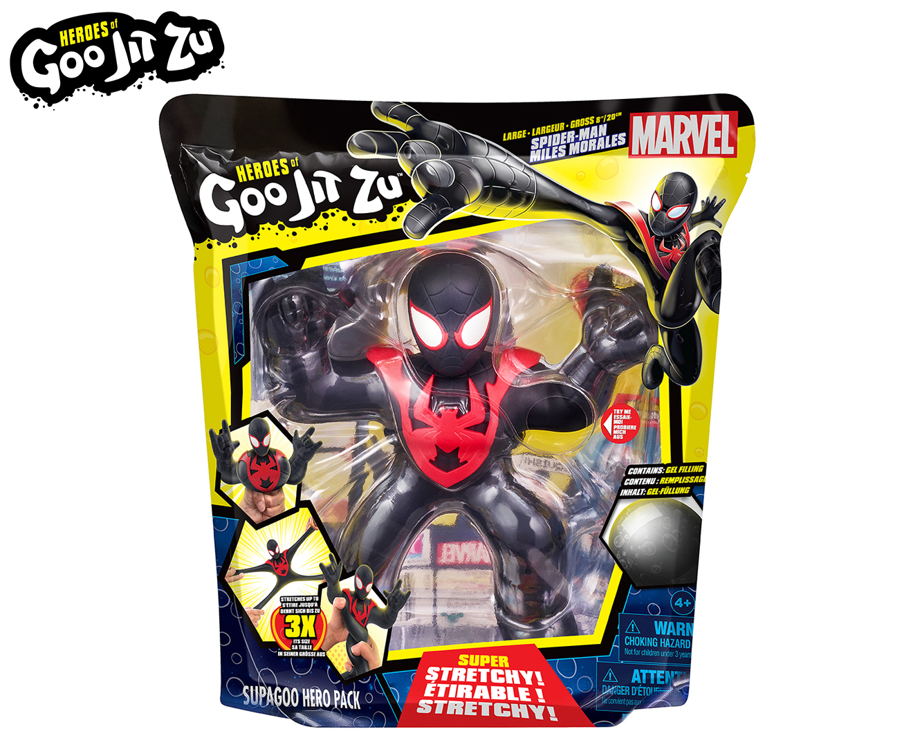 Heroes of Goo Jit Zu Marvel Versus Pack - 2 Exclusive Marvel Heroes 4.5  Tall Action Figures, Ultimate Spider-Man Versus Doctor Octopus