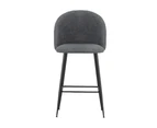 Bar Stools Set of 2 Kitchen Stool Charcoal