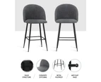 Artiss Set of 2 Bar Stools Sherpa