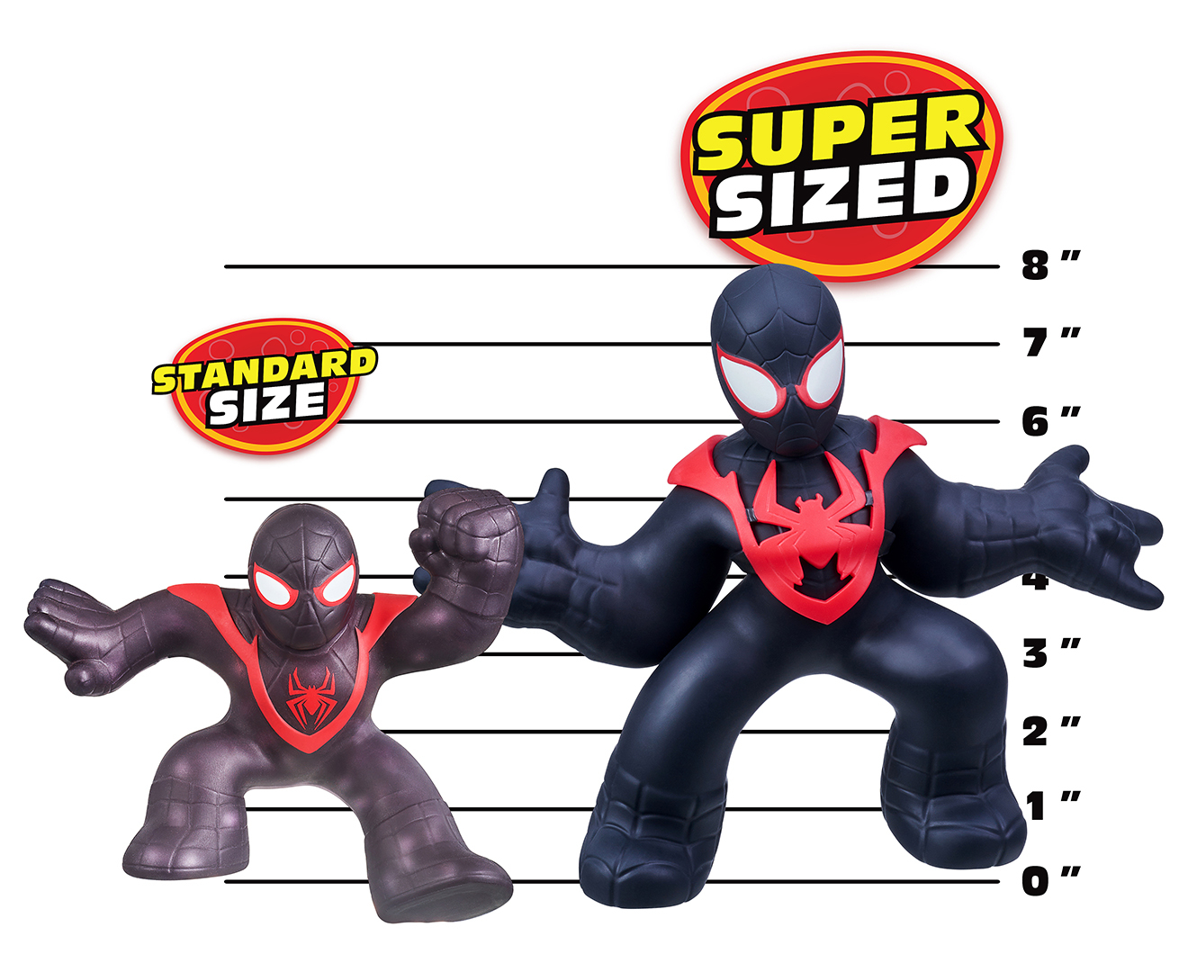 Heroes of Goo Jit Zu Marvel Versus Pack - 2 Exclusive Marvel Heroes 4.5  Tall Action Figures, Ultimate Spider-Man Versus Doctor Octopus