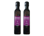 2x Australian Bush Spices Sticky Wattleseed Balsamic Vinegar Bottle 250ml