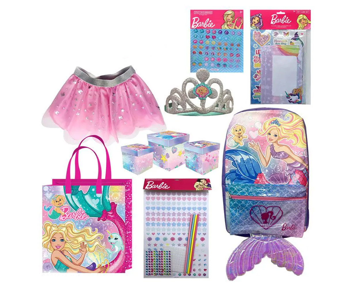 Barbie Dreamtopia Showbag 2022 Backpack Skirt Headband Earrings