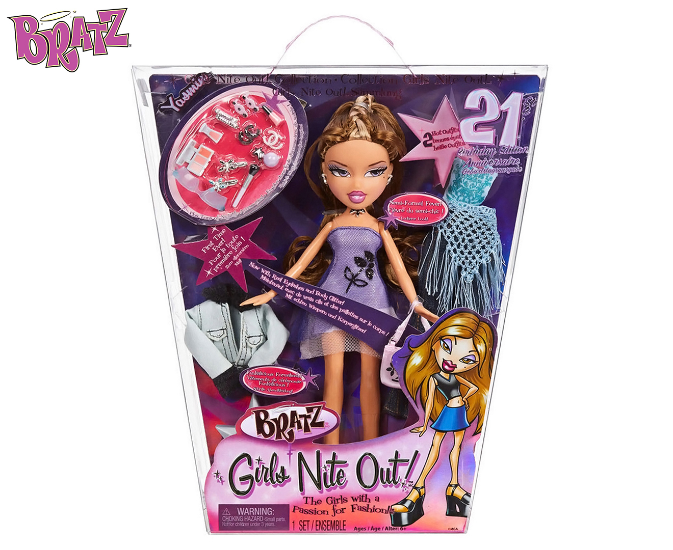 Bratz Girls Nite Out 21st Birthday Edition Yasmin Doll | Catch.co.nz