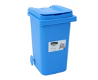 2pc Boxsweden 22x31.5cm/6L Wheelie Bin Container Storage Organiser Assorted
