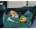 Pawz Pet Car Booster Seat Dog Protector Portable Travel Bed Removable Green L