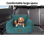 Pawz Pet Car Booster Seat Dog Protector Portable Travel Bed Removable Green M