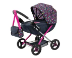 Bayer Cosy 59cm Doll Pram Stroller Toy w/ Shoulder Bag/Blanket & Pillow Kids 3y+