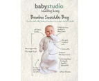 Baby Studio Bamboo 0.5 Tog Swaddle Bag - Navy