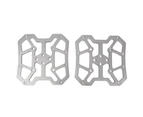 2Pcs MTB Bicycle Aluminum Alloy Self-Locking Pedal Cleat Clasps for Shimano SPD-Titanium