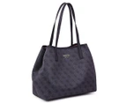 GUESS Vikky Tote Bag w/ Pouch - Coal