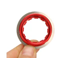 4Pcs VIARON Protective Flywheel Lockring Corrosion Resistant Aluminum Alloy Flywheel Lockring Cycling Accessories-Red