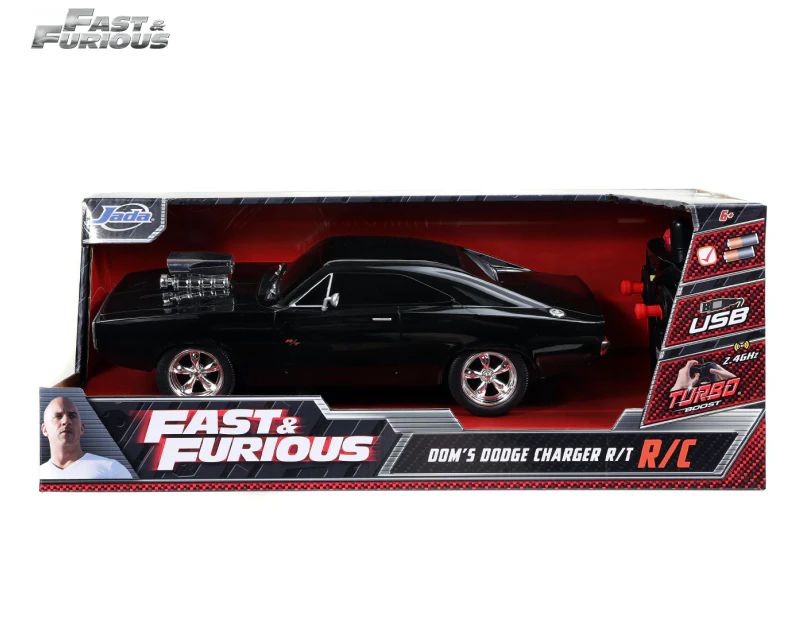 Jada Fast & Furious: Dom's 1970 Dodge Charger R/T RC Car