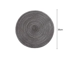 Round Placemats Farmhouse Boho Placemats Cloth Woven Placemats