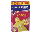 2 x 65pk Hercules Click Zip Resealable Snack Bags
