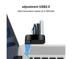 Premium 3-Port ABS Mini USB 3.0 Hub Can Rotate 90°/180° USB HUB Creative Hub