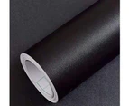 Matte Black/White  Wallpaper Plain Black/White Wallpaper Vinyl Self-Adhesive Shelf Liner Drawer Peel and Stick Countertop Removable Wallpaper
