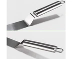 Cake knife & cake knife 3-piece stainless steel angle palette set in rustproof glaze knife Professional kitchen knife