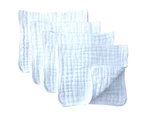 Muslin Burp Cloths Large 20 by 10 Inches  Cotton 6 Layers Extra Absorbent and Soft 4 Pack