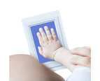 Baby Hand Foot Print Kit Keepsake New born Footprint Handprint -Light Blue