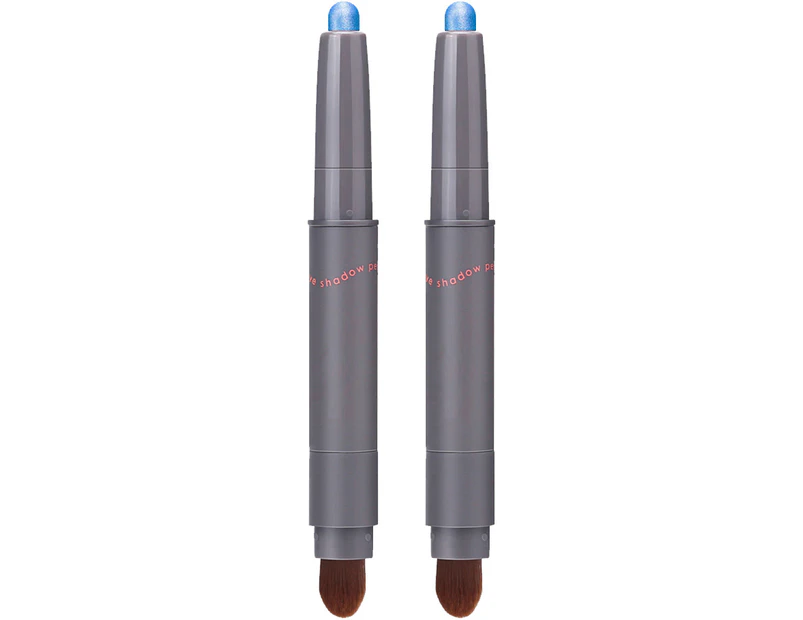 Eye Shadow Stick, Eyeshadow Pencil, Eyeshadow Stick, Rotatable Eye Pencil with Soft Brush Head, Waterproof Smudge Proof Long Lasting Color Eyeshadow Pen