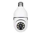 E27 Bulb Camera,1080P Security Camera System with 2.4GHz WiFi,360 Home Surveillance ,Night Vision,Two Way Audio,Smart Motion Detection