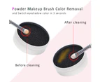 Makeup Brush Cleaner - Color Switch Sponge for Eyeshadow Brush Depigmentation Cleansing Sponge Set, Water Free, Dry Makeup Brush Cleaner Box for Home and T