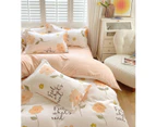 4 Pieces, Quilt Cover Set, (Queen Size) Lightweight Soft Duvet Cover 200*230cmsheets Pillowcases