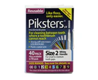 Piksters Tooth Cleaner Size 2 (White) - 40 Pack