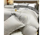 4 Pieces, Quilt Cover Set, (Queen Size) Lightweight Soft Duvet Cover 200*230cmsheets Pillowcases