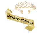 1 Set Shoulder Strap Pretty Hair Accessories Women Queen Crown Party Decoration for Birthday 26